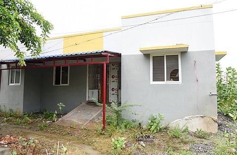 The urban sub health centre building at Subramaniya Nagar in Tiruchy lying in a state of disuse 