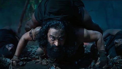 Rishab Shetty in a still from Kantara: Chapter 1