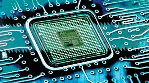 Image of a semiconductor used for representational purposes only.