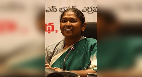 Panchayat Raj and Rural Development Minister D Anasuya Seethakka