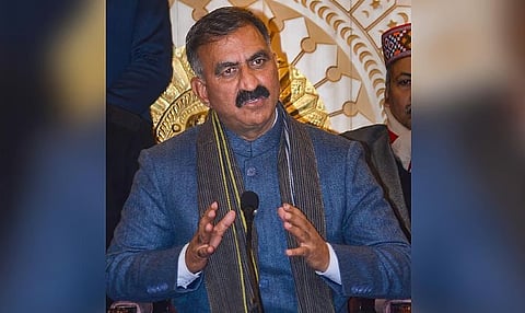 Himachal Pradesh Chief Minister Sukhvinder Singh Sukhu 