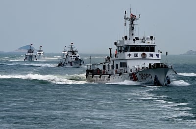 Rescuers are searching for 23 missing people after a Vietnamese ship carrying 62 crew members sank in the South China Sea