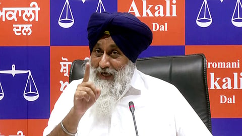 SAD chief Sukhbir Badal 