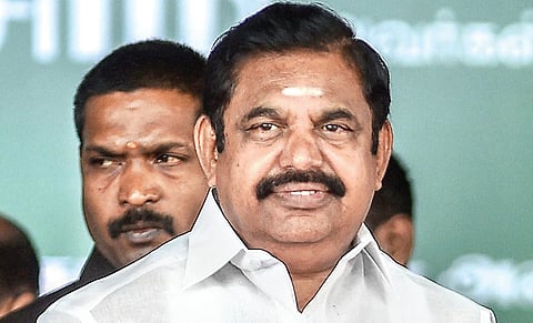 AIADMK general secretary Edappadi K Palaniswami