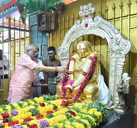 Radhakrishnan said Thevar was a spiritual and nationalist figure who transcended caste lines.