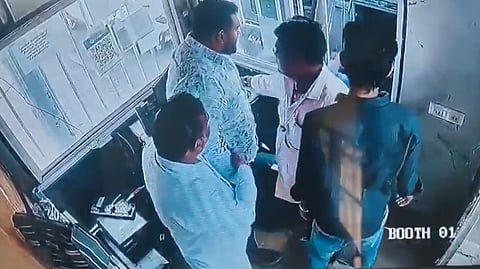 The incident reportedly took place on Thursday at the Kannoli toll plaza.