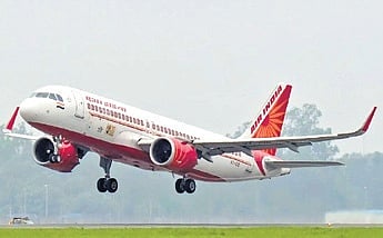Air India flight image used for representation