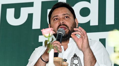 Rashtriya Janata Dal (RJD) leader Tejashwi Yadav 
