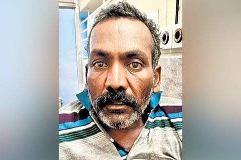 The accused, C Ayyanar of Kamalapuram in Omalur, was secured near Orukkamalai in Sangagiri taluk 