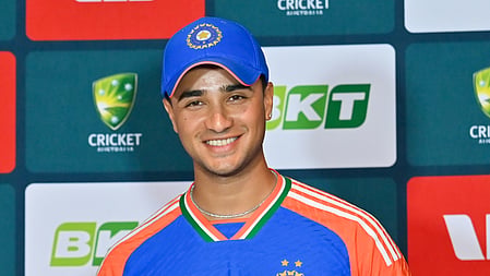 Indian Batsman Abhishek Sharma.