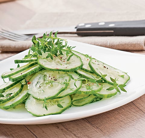 Cool it with cucumber