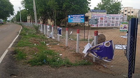 Steel fencing spanning over 575 feet was installed, along with a large gate, at a cost of Rs 1.48 lakh.