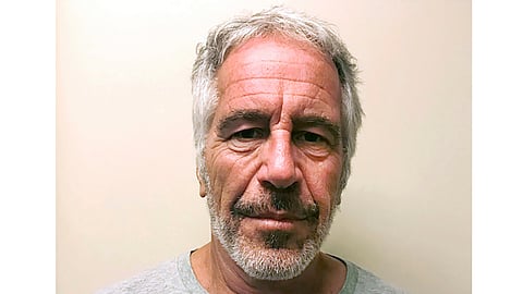 This photo provided by the New York State Sex Offender Registry shows Jeffrey Epstein, March 28, 2017. 