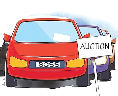 The successful bidder must deposit the full amount by Monday to claim ownership, after which the number will be formally considered sold.