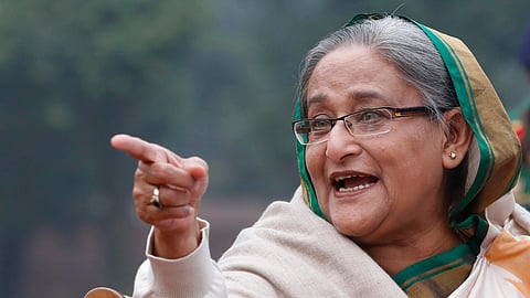 Ousted former Prime Minister Sheikh Hasina