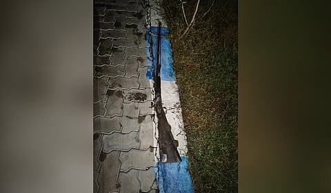 Police said they had intercepted the vehicle acting on a tip-off, and found the carcass of a freshly-killed spotted deer stuffed inside a gunny sack, along with a country-made firearm. 