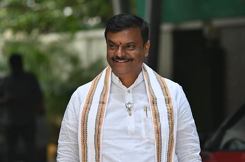 BJP state president PVN Madhav.