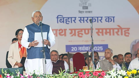JD(U) supremo Nitish Kumar has taken oath as Bihar’s chief minister for a record 10th time today, days after the NDA secured a decisive victory in the assembly elections. 