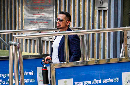Businessman and spouse of Congress leader Priyanka Gandhi, Robert Vadra. 