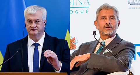 Ukrainian Foreign Minister Andrii Sybiha  reached out to External Affairs Minister S. Jaishankar to brief him on the diplomatic efforts to end the nearly four-year conflict with Russia.