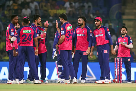 File picture of players from Rajasthan Royals
