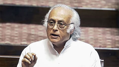 Congress MP Jairam Ramesh, during the discussion on the 150th anniversary of Vande Mataram in Rajya Sabha, on December 10, 2025.