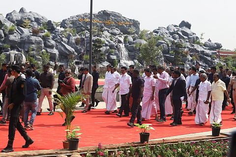 CM MK Stalin inaugurated Tamil Nadus largest Botanical Park - Semmozhi Poonga in Coimbatore on Tuesday, built at a cost of about Rs 208.5 crores in 45 acres land. 