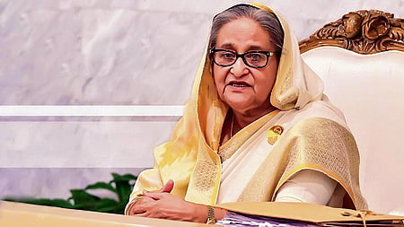 Former Bangladesh PM Sheikh Hasina.