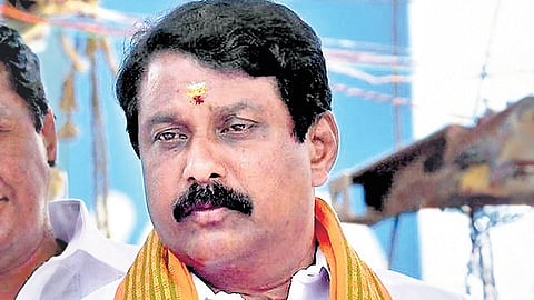 BJP state president Nainar Nagenthran