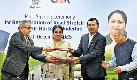 An MoU between Delhi government and GMR was signed on Friday 