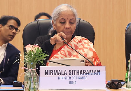Finance minister Nirmala Sitharaman