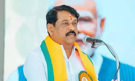 BJP state president Nainar Nagenthran.