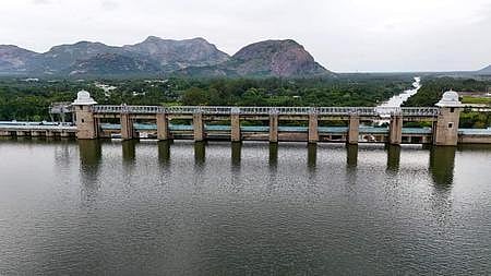 A file picture of the Amaravathi Dam.