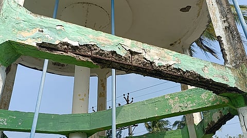 Locals said portions of the upper structure have deteriorated over the years, with iron rods exposed, creating fear among residents living in the surrounding areas.