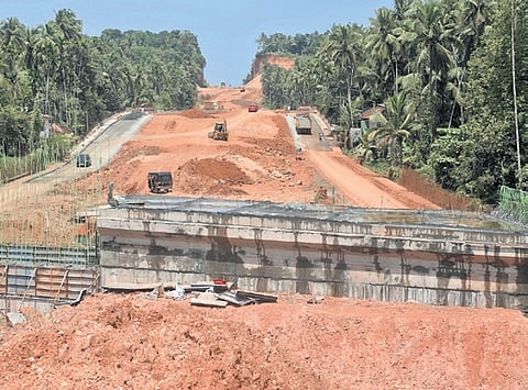 NH-66 work progressing in Vengalam-Azhiyur segment.