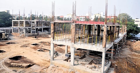 A three-storey depot which includes 13 bus bays with a capacity to handle 70 buses  was planned as part of the redevelopment work at Thiruvanmiyur