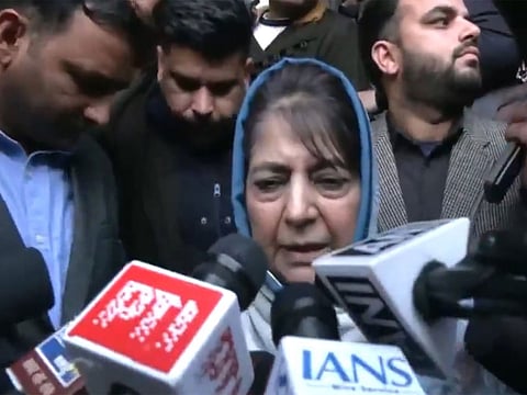 PDP chief Mehbooba Mufti 