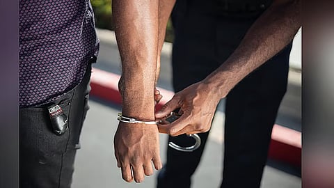 Four men were arrested after police allegedly caught them in the middle of assembling fake high-end mobile phones, which were later sold to customers as genuine branded devices. 