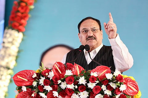 Union Health Minister J P Nadda Participates in the Bhumi Pujan of PPP-Model Based Medical Colleges in Dhar and Betul in Madhya Pradesh.