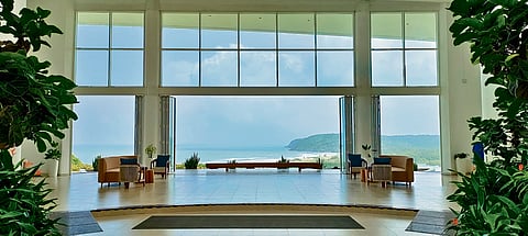The lobby