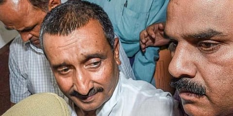Unnao rape convict and former BJP MLA Kuldeep Sengar.