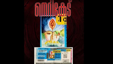 Kerala govt draws flak over ‘objectionable painting’ in state lottery ticket