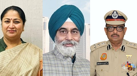 Rekha Gupta,Raja Iqbal Singh, Dinesh Gupta
