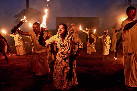 A scene from the play