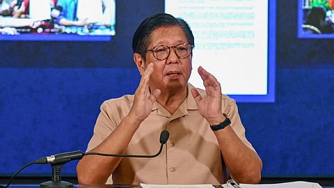 Philippine President Ferdinand Marcos in Manila. 