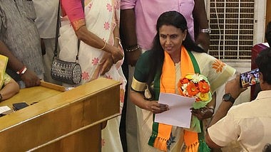 BJP councillor R Sreelekha 