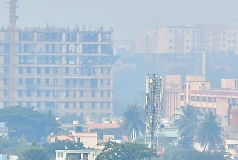 Construction activities, a major cause of air pollution, continue unabated in Bhubaneswar 