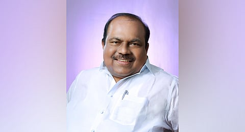  Former Kerala minister and senior Indian Union Muslim League (IUML) leader V K Ebrahim Kunju 