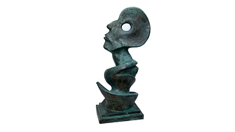 A sculptor by Suresh Kumar 
