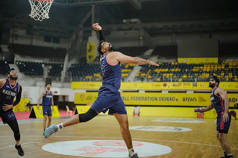 Palpreet Singh Brar in action at the senior nationals
